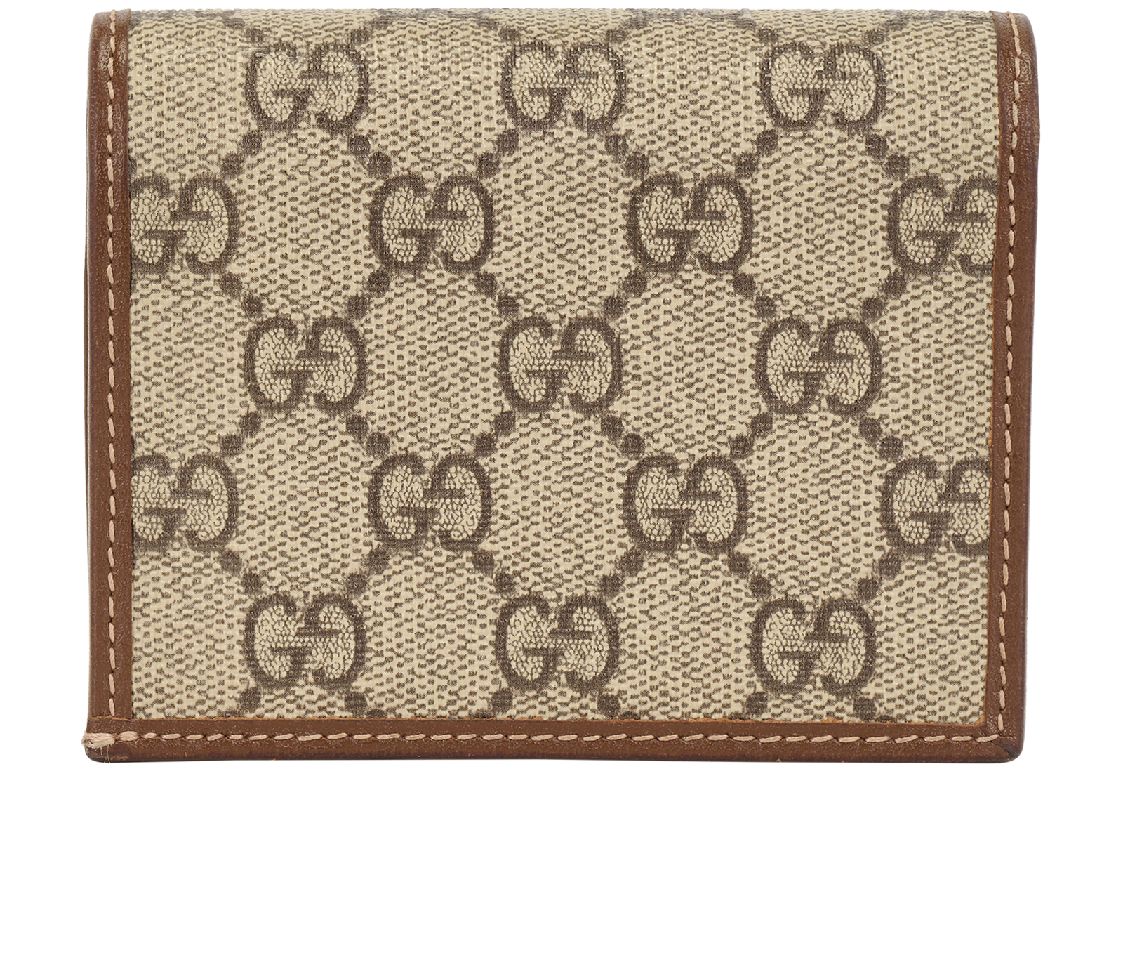 Gucci Horsebit 1955 Small Wallet, &pound;295, Accessories, Beige/Brown, Canvas/Leather, Back view